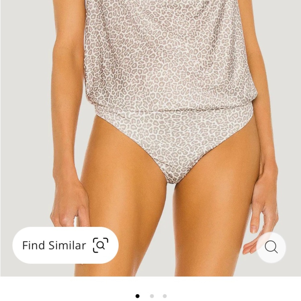 AFRM leopard bodysuit, medium